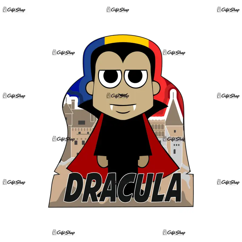 Dracula, romania, magnet frigider mgs015